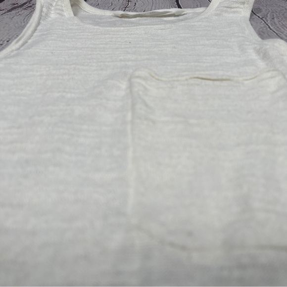 ATHLETA Maven cream beige cotton linen blend lightweight tank top, size XXS - Picture 4 of 14